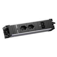BACHMANN STEP ALU 2xCH 90°, 1xUSB C/C 65W