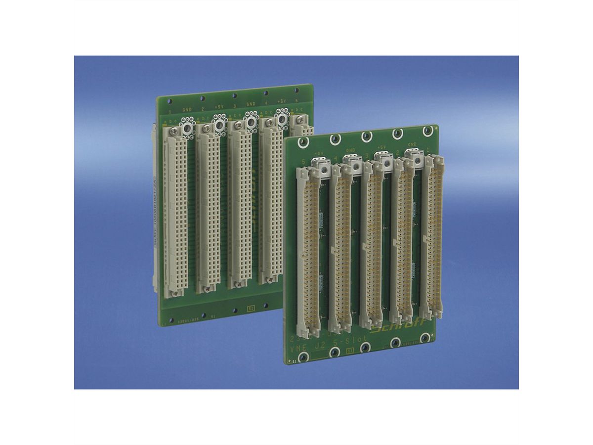 SCHROFF VMEbus J1 Rug EDC, 3 HE, 15 Slots