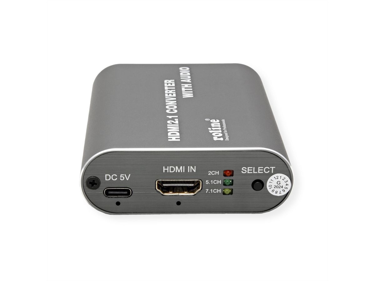 ROLINE HDMI 8K Audio Extractor, LPCM 7.1