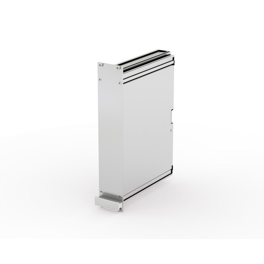 SCHROFF Frame Type Plug-In Unit PRO, Plain Cover, 1 Connector, 6 U, 10 HP, 167 mm