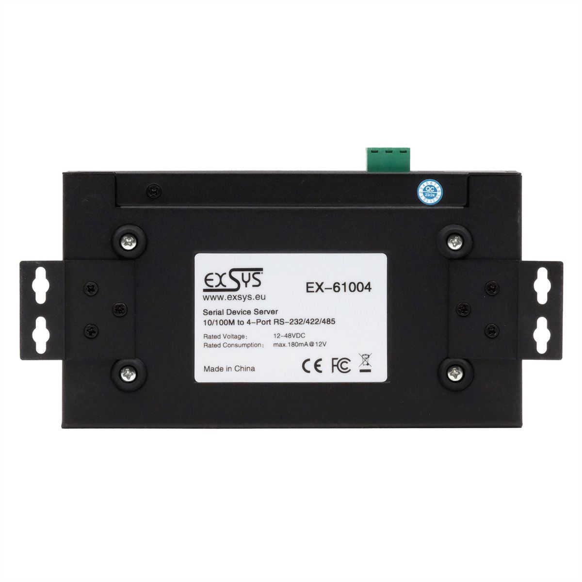 EXSYS EX-61004 Ethernet zu 4 x Seriell RS-232/422/485