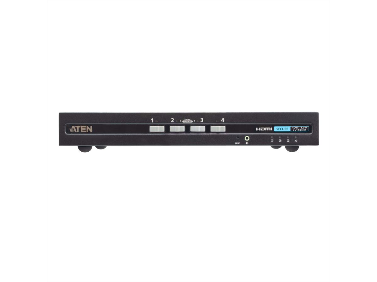 ATEN CS1184H4 4-poorts 4K HDMI Secure KVM PSD PP V4.0 Conform