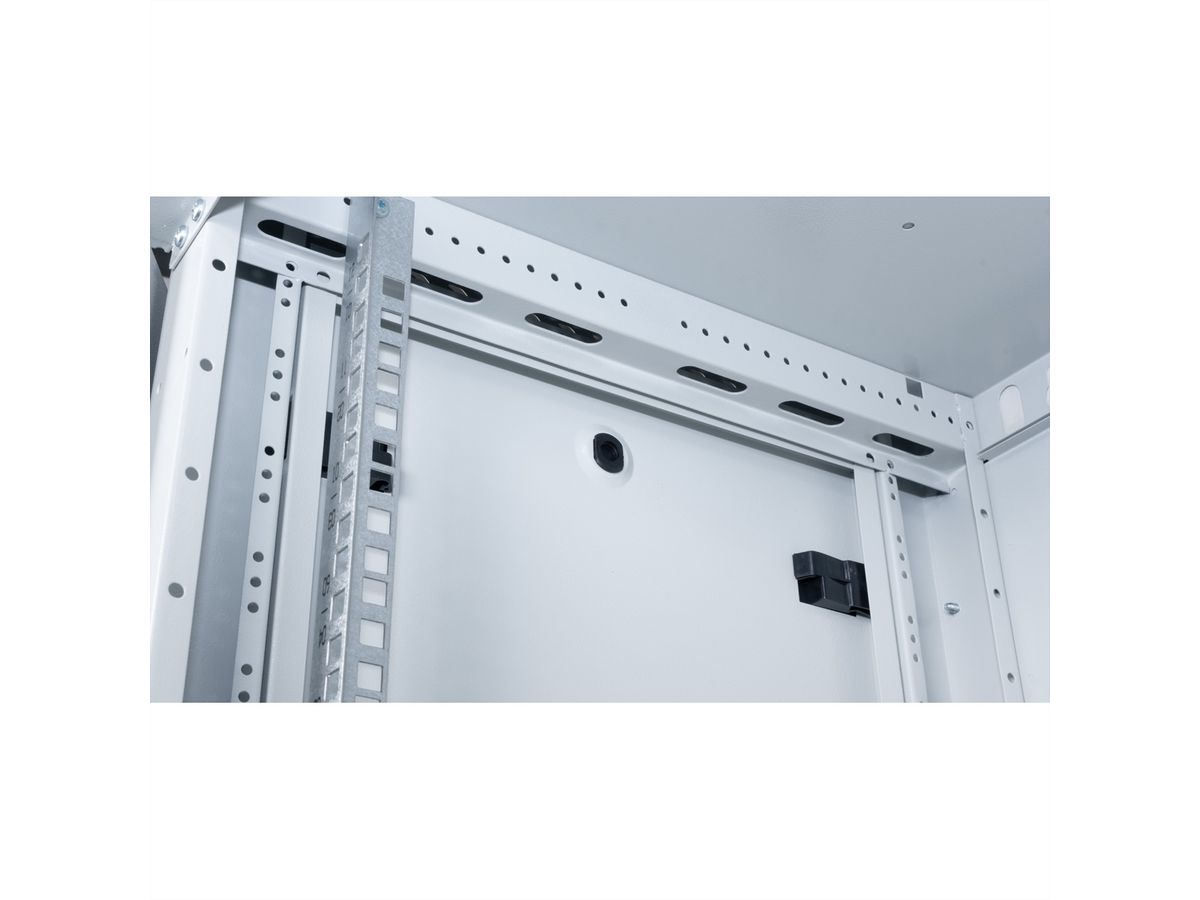 ROLINE 19" Wall Cabinet Basic Plus 12U, 600x450 BxT grey
