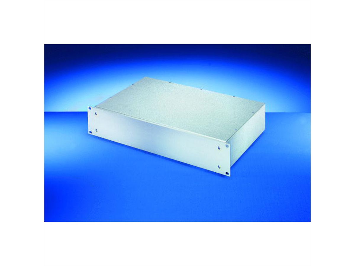 SCHROFF MultipacPRO 19" Chassis, Steel, AlZn, Plain Top and Base, 1 U, 280 mm