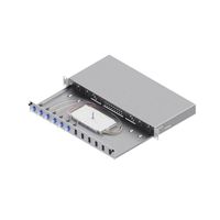 FO Splice Housing, Grade C 19" 1U, 12 Ports, 6x LC-Duplex, OS2