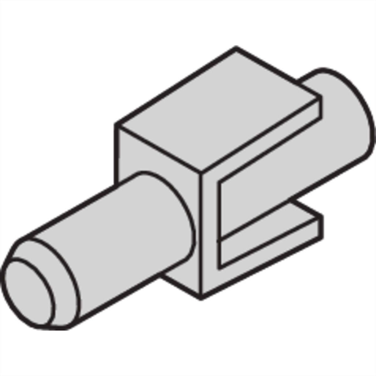 SCHROFF Fixing Clip for Static Plastic Handle