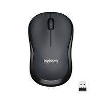 Logitech M220 SILENT kabellose Maus, schwarz / grau