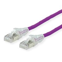 DÄTWYLER Cat.6A (Class EA) S/FTP patch cable, CU 7702 flex LSOH, AMP v2, violet, 7.5 m