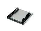 ROLINE montage adapter, 3,5 inch frame voor 2x 2,5 HDD/SSD, metaal, zwart