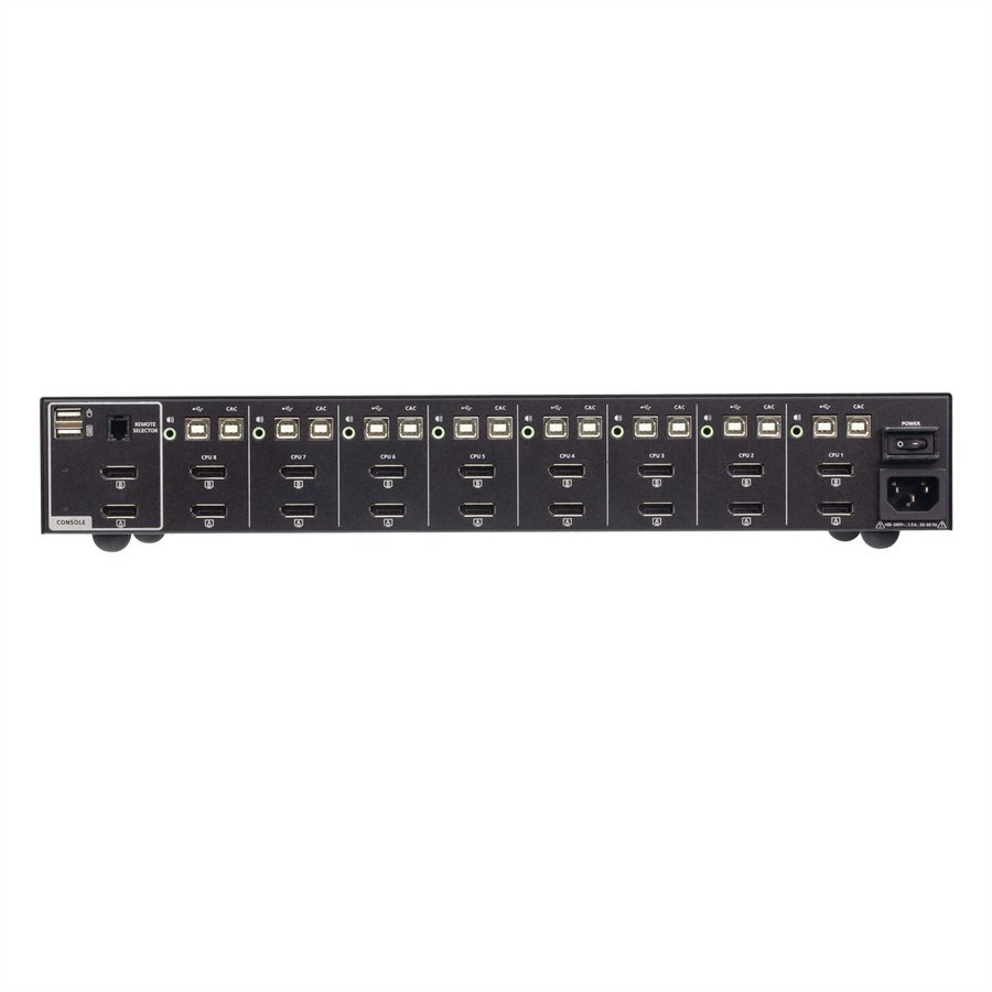 ATEN CS1148DP4 8-Port 4K USB DisplayPort Dual Display Secure KVM Switch