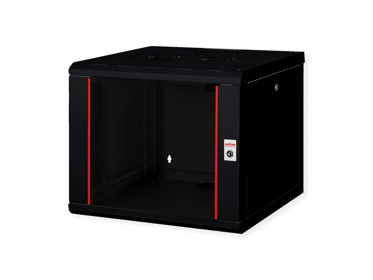 ROLINE 19-inch wandbehuizing Pro 9 U, 600x600 BxD zwart