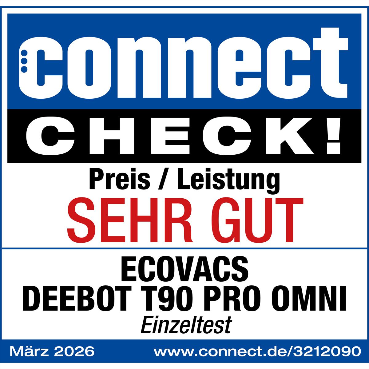 Ecovacs DEEBOT T90 PRO OMNI EU, black