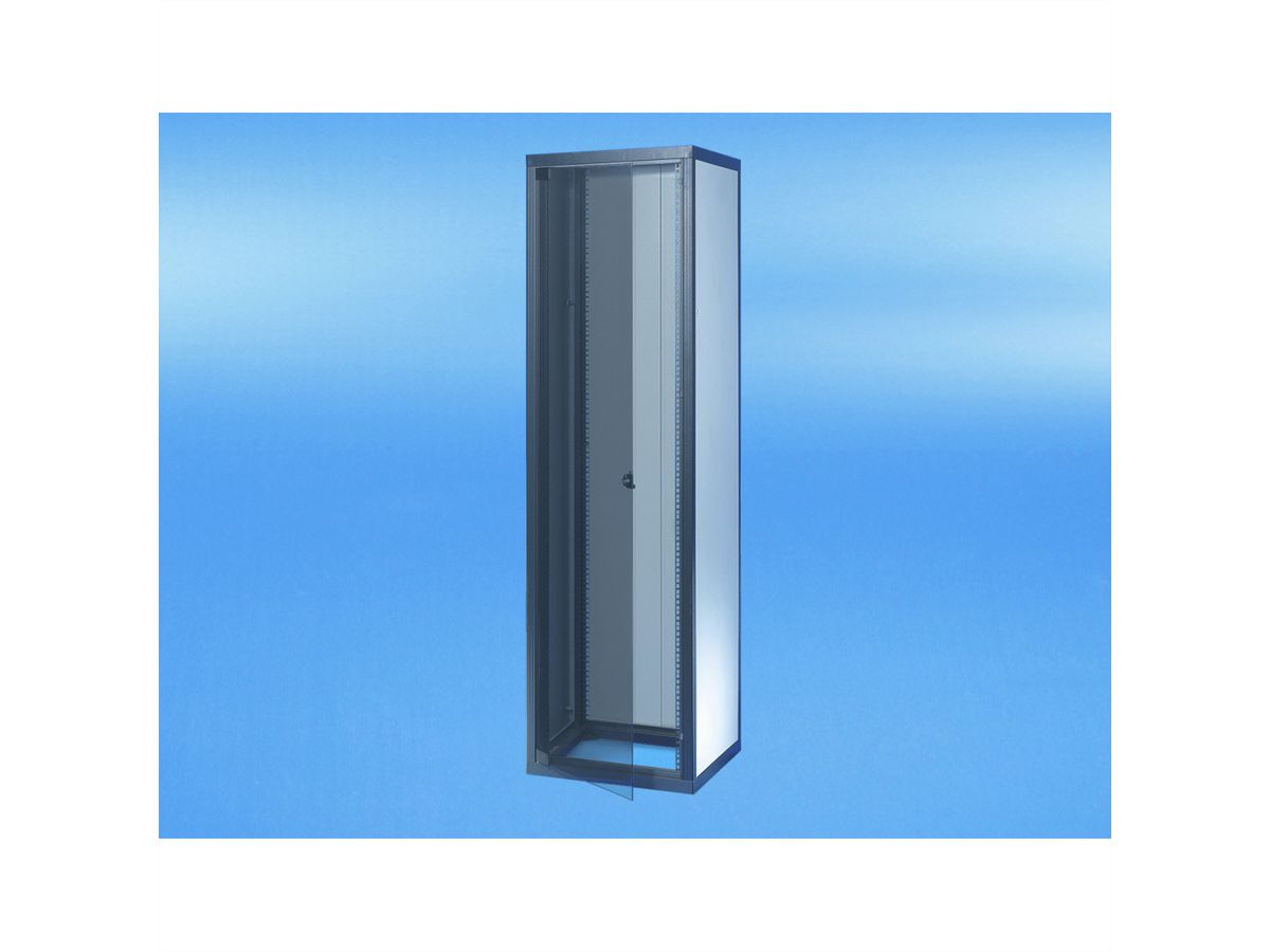 SCHROFF Eurorack-kast met voor- en achterdeur, 43 U 2020H 600W 600D, RAL 7021/7035