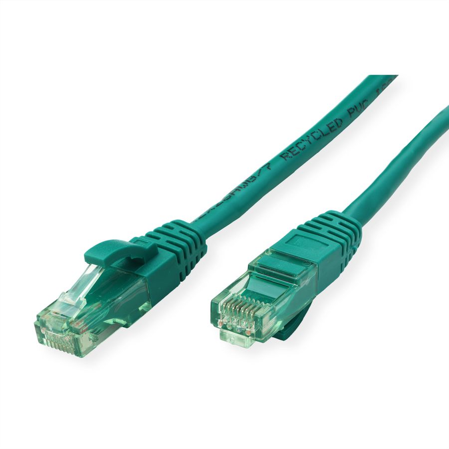 ROLINE RM Patchkabel Cat.6A UTP, groen, 3 m