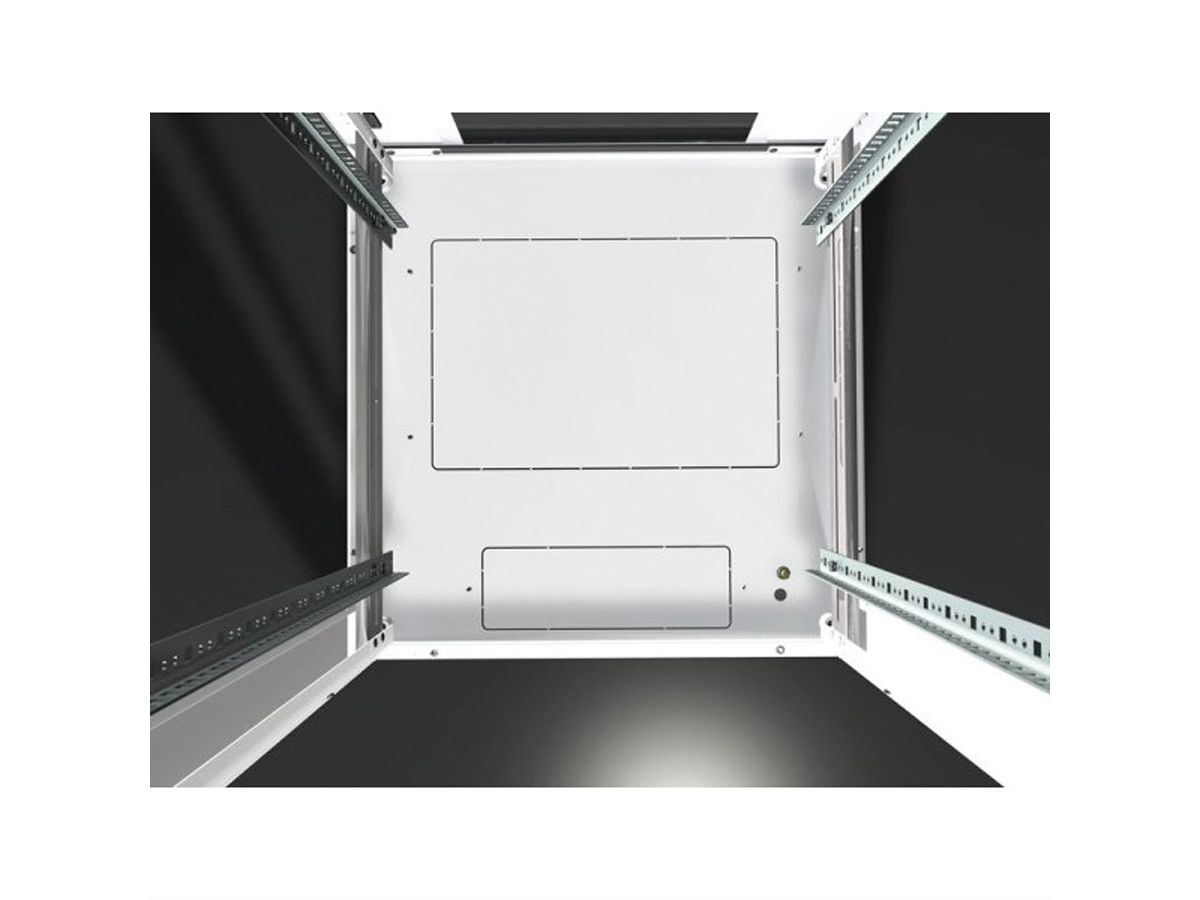 CONTEG RI7 ISeven IT-kast 42 HE, 800 x 800 mm, grijs