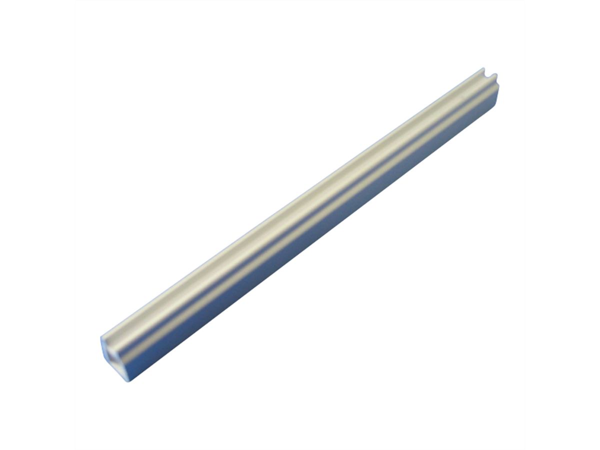 SCHROFF Guide Rail Multi Piece, Mid-Piece, Aluminium Extrusion, 160 mm, 2.5 mm Groove Width, Silver, 10 Pieces