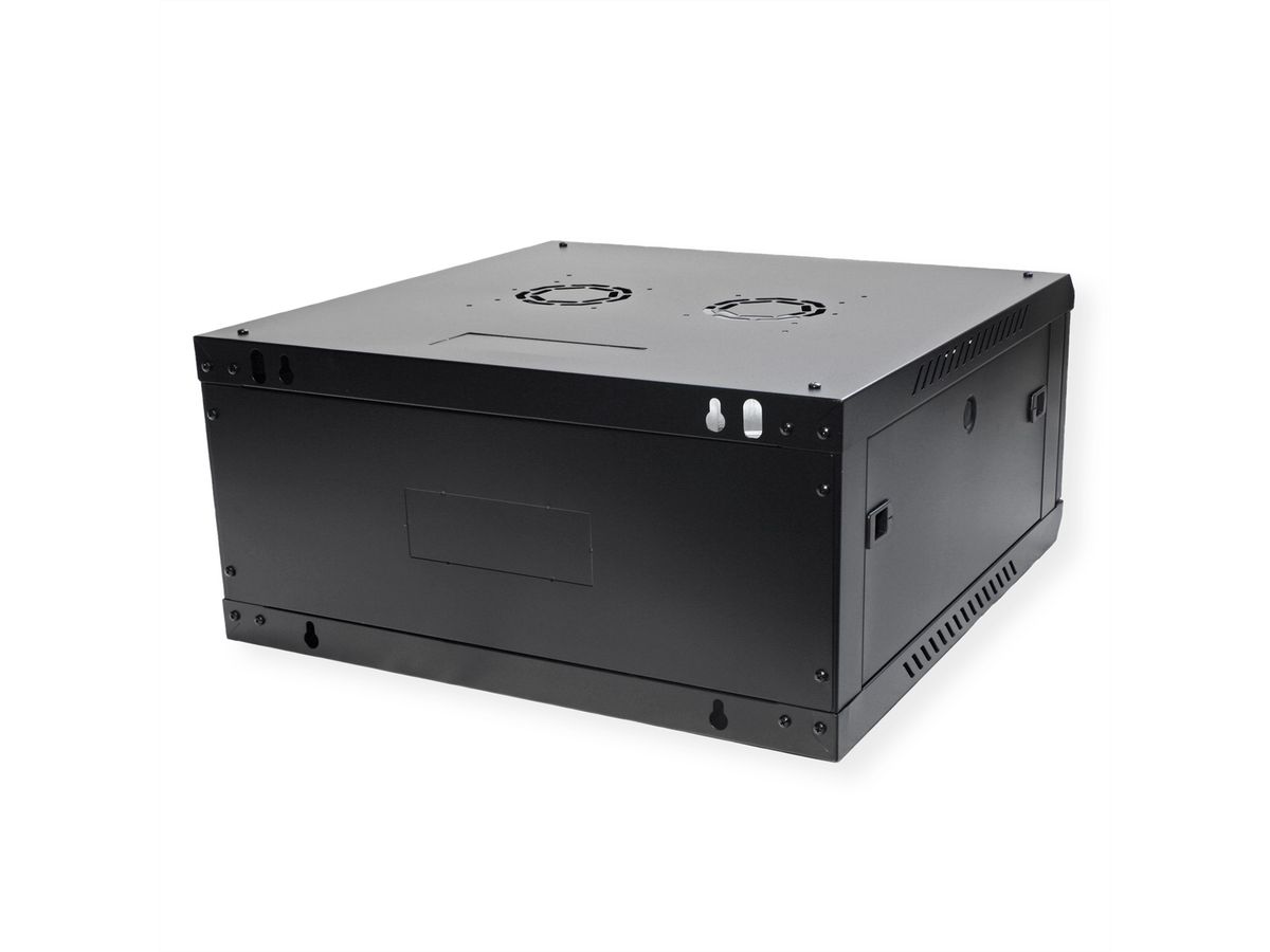 ROLINE 19" Wall Cabinet Basic Plus 4U, 600x600 BxT black