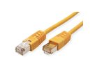 ROLINE S/FTP Patch Cord Cat.5e (Class D), yellow, 2 m