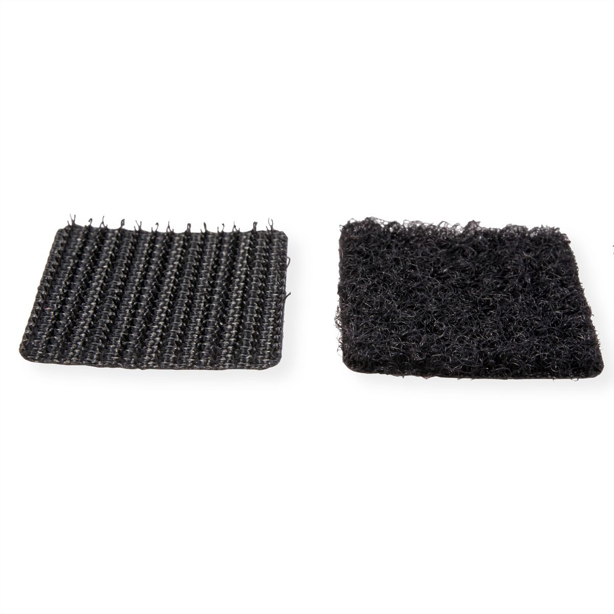 VELCRO® klittenband vierkanten zelfklevende klittenband 25 mm x 25 mm x 24 sets zwart