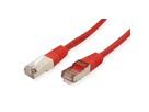 ROLINE FTP Patch Cord Cat.5e (Class D), red, 2 m