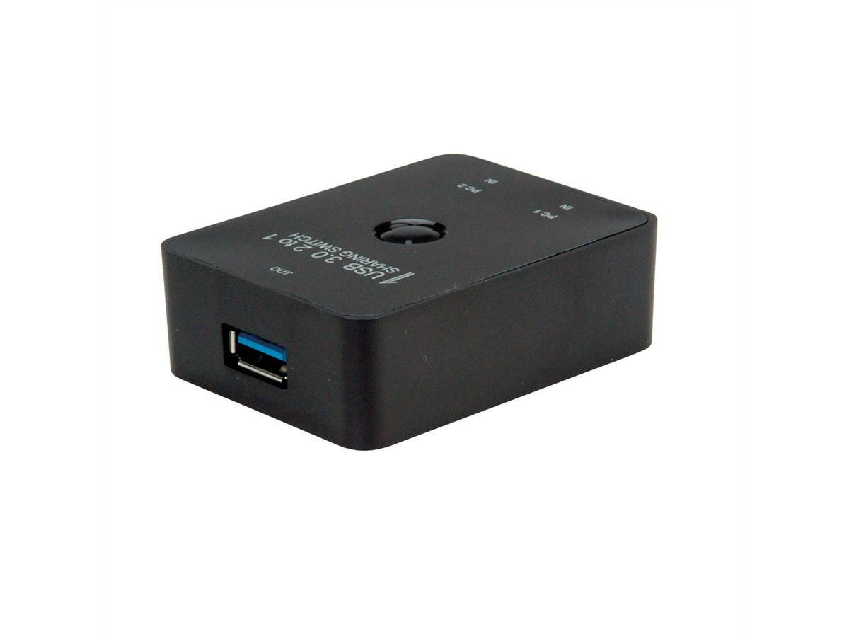 VALUE Handmatige USB 3.2 Gen 1 Switch, 2 Poorts