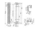 SCHROFF Stekker Type C, EN 60603, DIN 41612, female, 64 contacten, wire-wrap, 13 mm