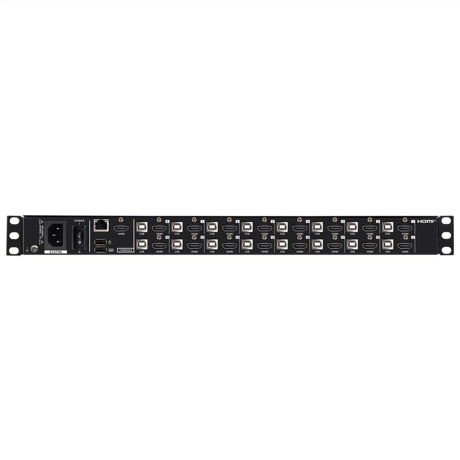 ATEN CL3716iNW US 16-Port USB HDMI LCD KVM Konsole, US-Layout