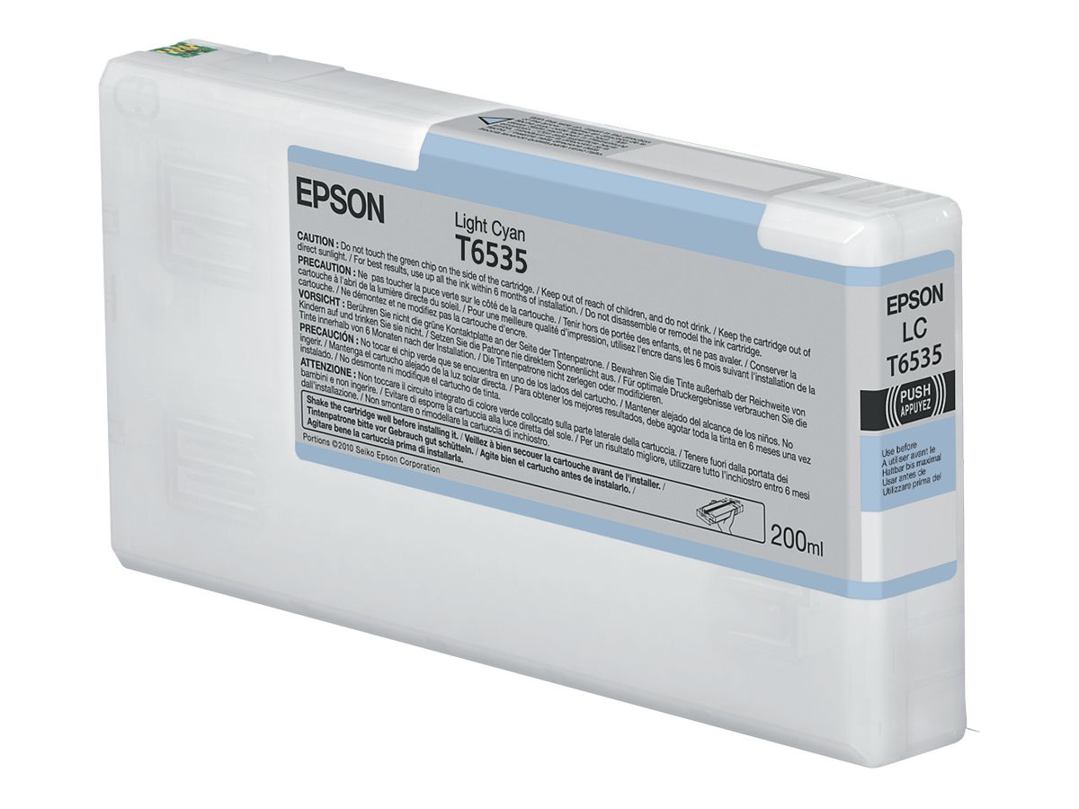 Epson T6535 Light Cyan Ink Cartridge (200ml)