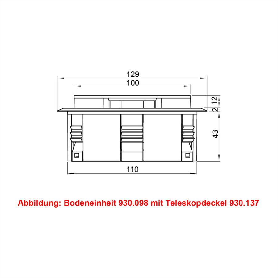 BACHMANN Easy-Outlet black