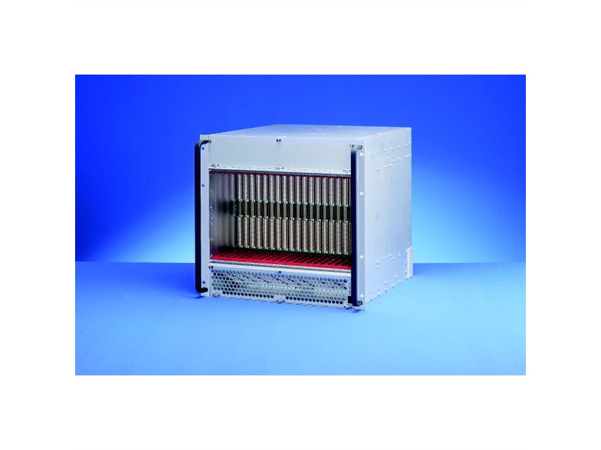 SCHROFF VME64x System, 10 U, 21 Slot, 2 Open Frame PSU's