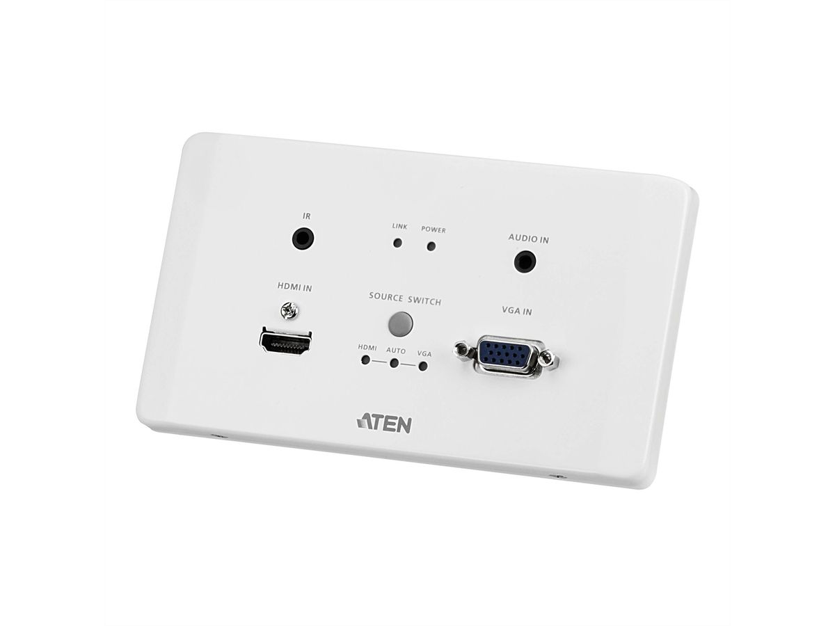 ATEN VE2812AEUT HDMI & VGA HDBaseT Transmitter EU Wandpaneel