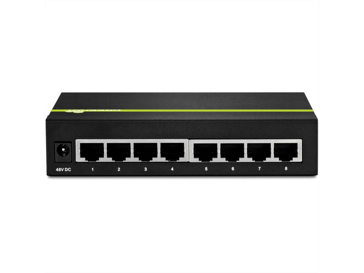 TRENDnet TPE-TG44g 8-poorts PoE-switch GREENnet Gigabit 4 PoE, 4 niet-PoE