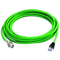 TELEGÄRTNER STX M12x1-RJ45 VL X-kod. Cat.6A, CS01CP05B-SFTP2607C7-1PUR-A0300, 3 m