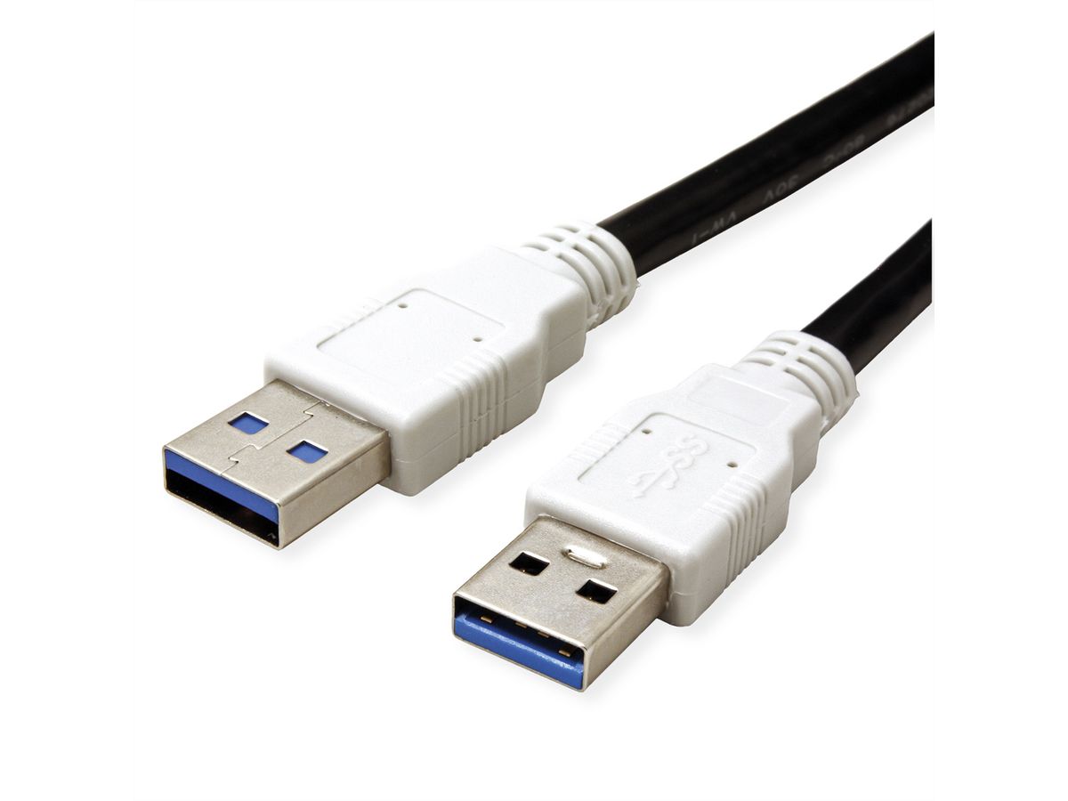 BACHMANN USB 3.0 cable A/A 1:1, black, 2 m