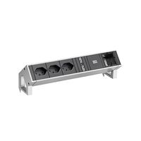 BACHMANN DESK2 3xCH T13 90° 1xCM, Stroom 0,2m GST18 Inox gelakt Zwitserland