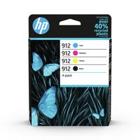 6ZC74AE, Nr. 912, Tinte Value Pack (schwarz, cyan, magenta, yellow) für OfficeJet 8015