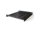 SCHROFF Varistar 19'' Legbord, stationair, 75 kg, RAL 7021, 600W 600D