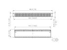 METZ CONNECT Keystone 19 inch moduledrager 1 HE, 24 poorten leeg, afgeschermd, zwart