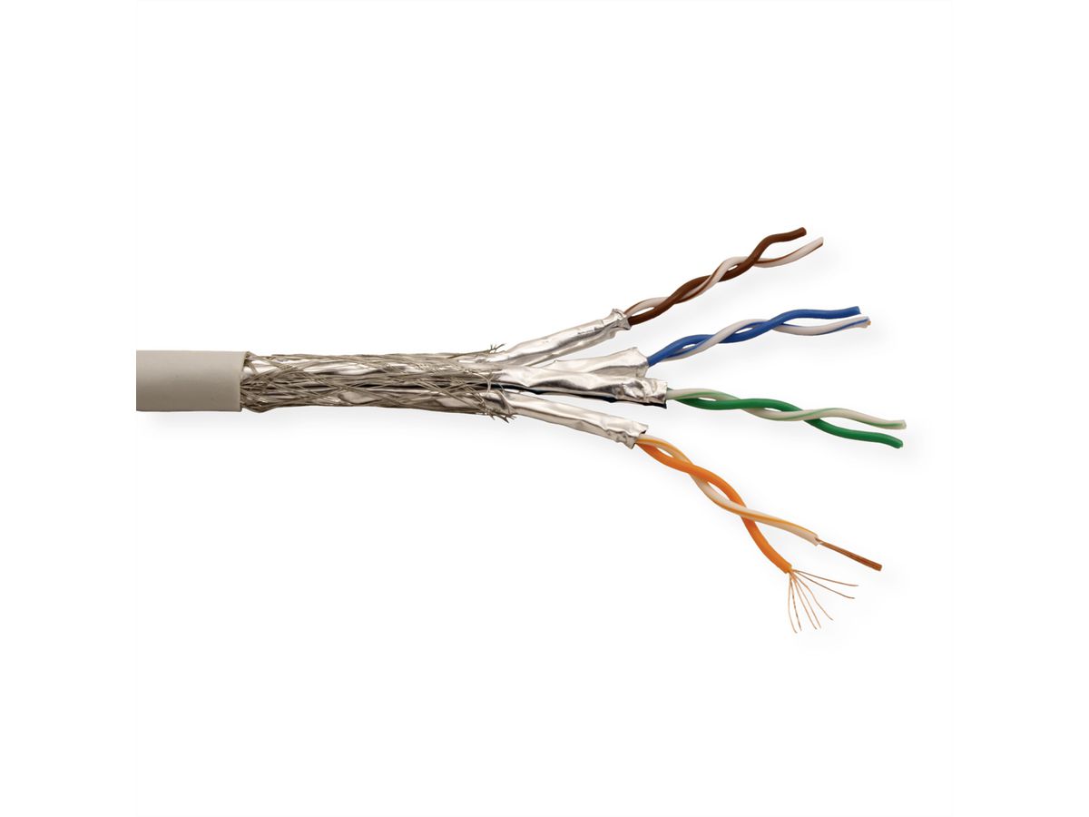 ROLINE S/FTP Cable Cat.6A (Class EA), Stranded, 300 m
