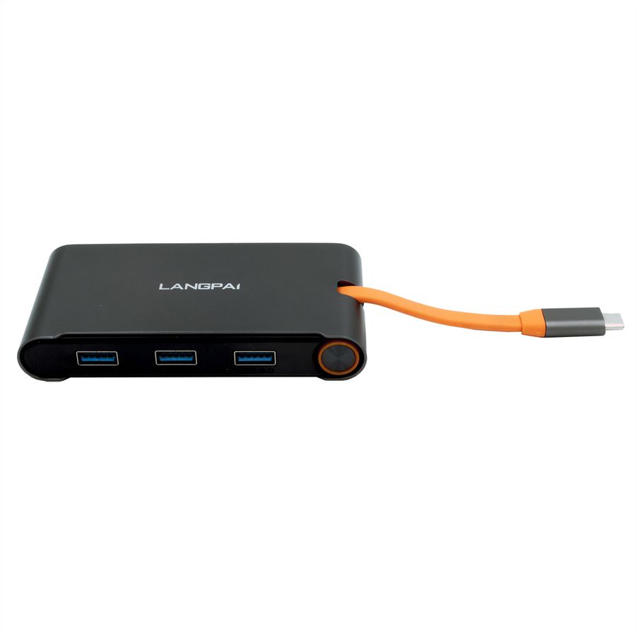 EXSYS EX-1220HM USB 3.2 Gen1 C-HUB 7 Ports für Notebook, Matebook und MacBook