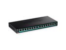 TRENDnet TPE-TG161H 16-Poorts PoE Switch Gigabit PoE+ Switch 120W