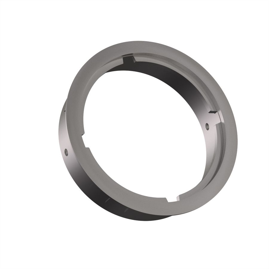 BACHMANN LOOP ROUND Kabeldoorvoer, zilver