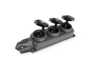 BACHMANN distributor socket outlet 3xCEE7/3, 3x earthing contact IP44