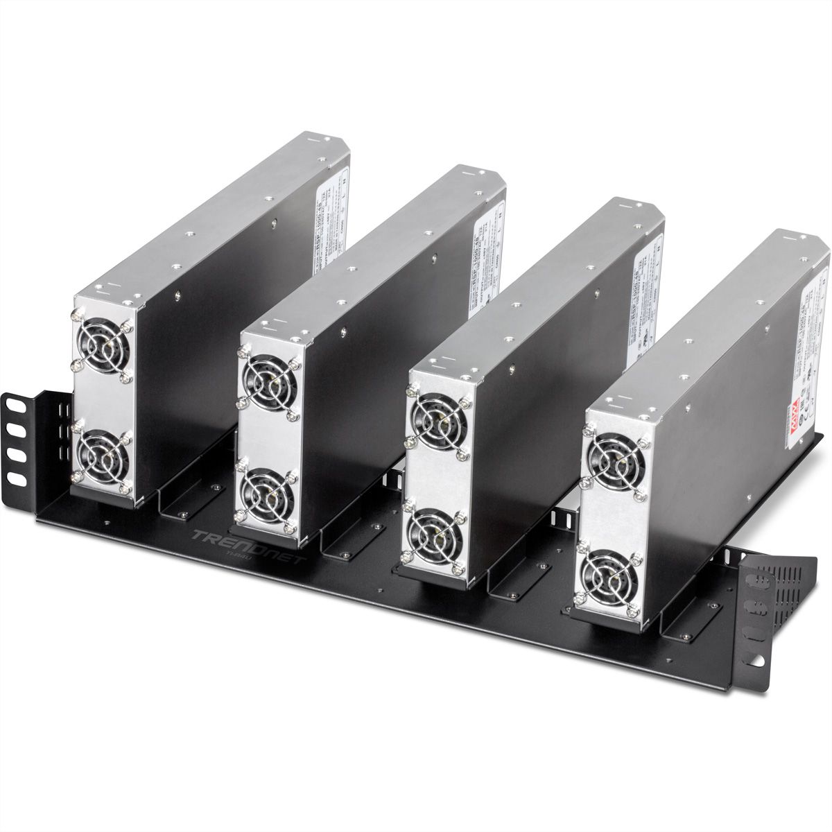 TRENDnet 19-inch rackmonteerbaar verticaal chassis voor industriële voedingen