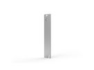 SCHROFF Plug-In Unit Front Panel, Unshielded, for IEL, IET, Type 2 Handle, 3 U, 4 HP, 2.5 mm, Al, Front Anodized, Rear Conductive