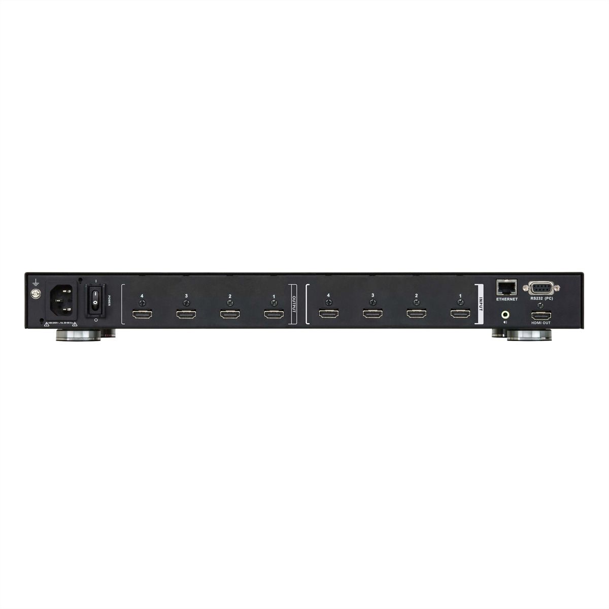 ATEN VM5404HA 4x4-HDMI-Matrix-Switch mit Skalierfunktion