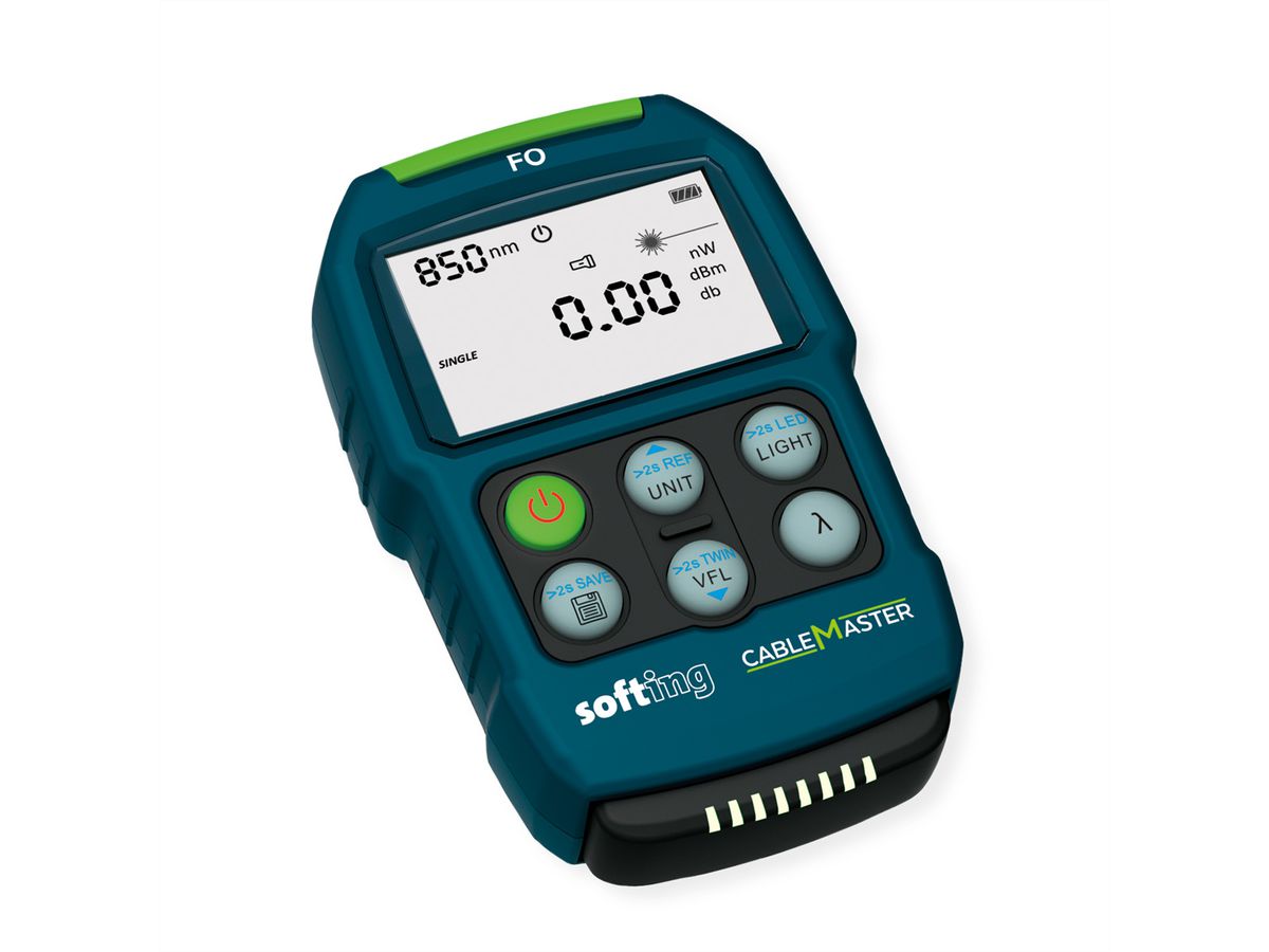 SOFTING CableMaster FO, Optisches Powermeter im Pocketformat