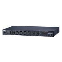 ATEN PE6208G IP-Fernschaltsteckdose, 8 Port, 1HE, 7x C13, 1x C19, 16A, Energiemessung