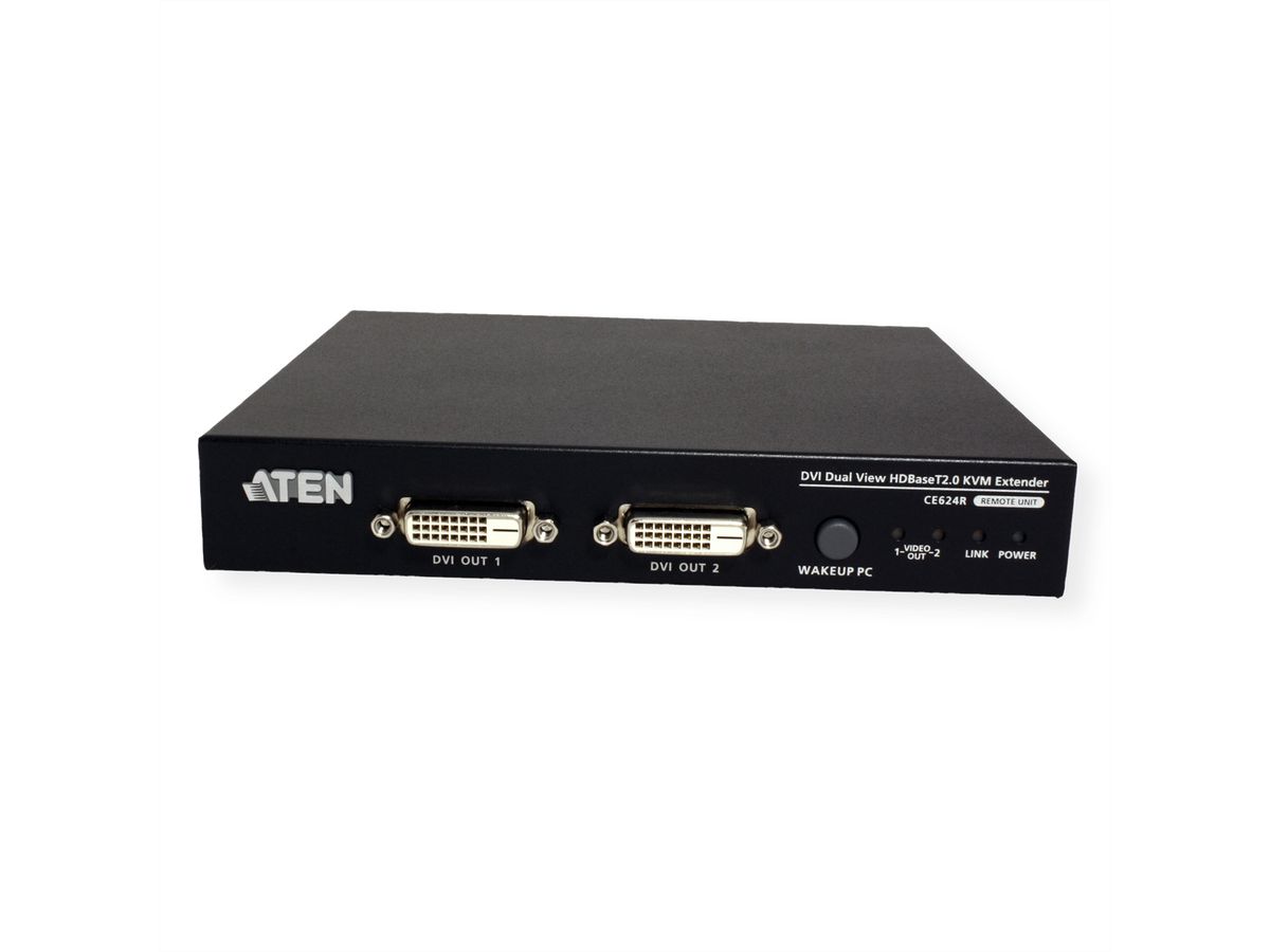 ATEN CE624 USB 2.0 DVI Dual Display KVM-extender HDBaseT