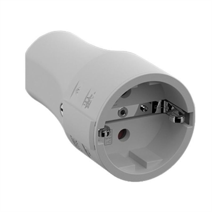 BACHMANN earthing contact coupling CEE 7/3 16A/250VAC, Mounting, grey